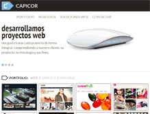 Tablet Screenshot of capicor.com